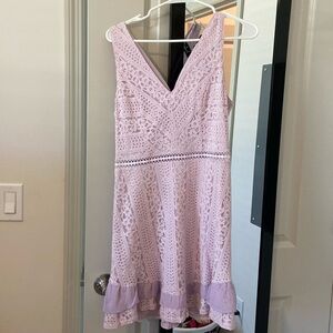 Lulus Lavender Lace dress